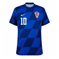 Kroatien Luka Modric #10 Bortatröja EM 2024 Korta ärmar